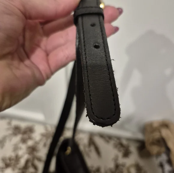 Vintage COACH Court Bag Old Coach Hand Bag Shoulder Bag Black Leather - Picture 15 of 17